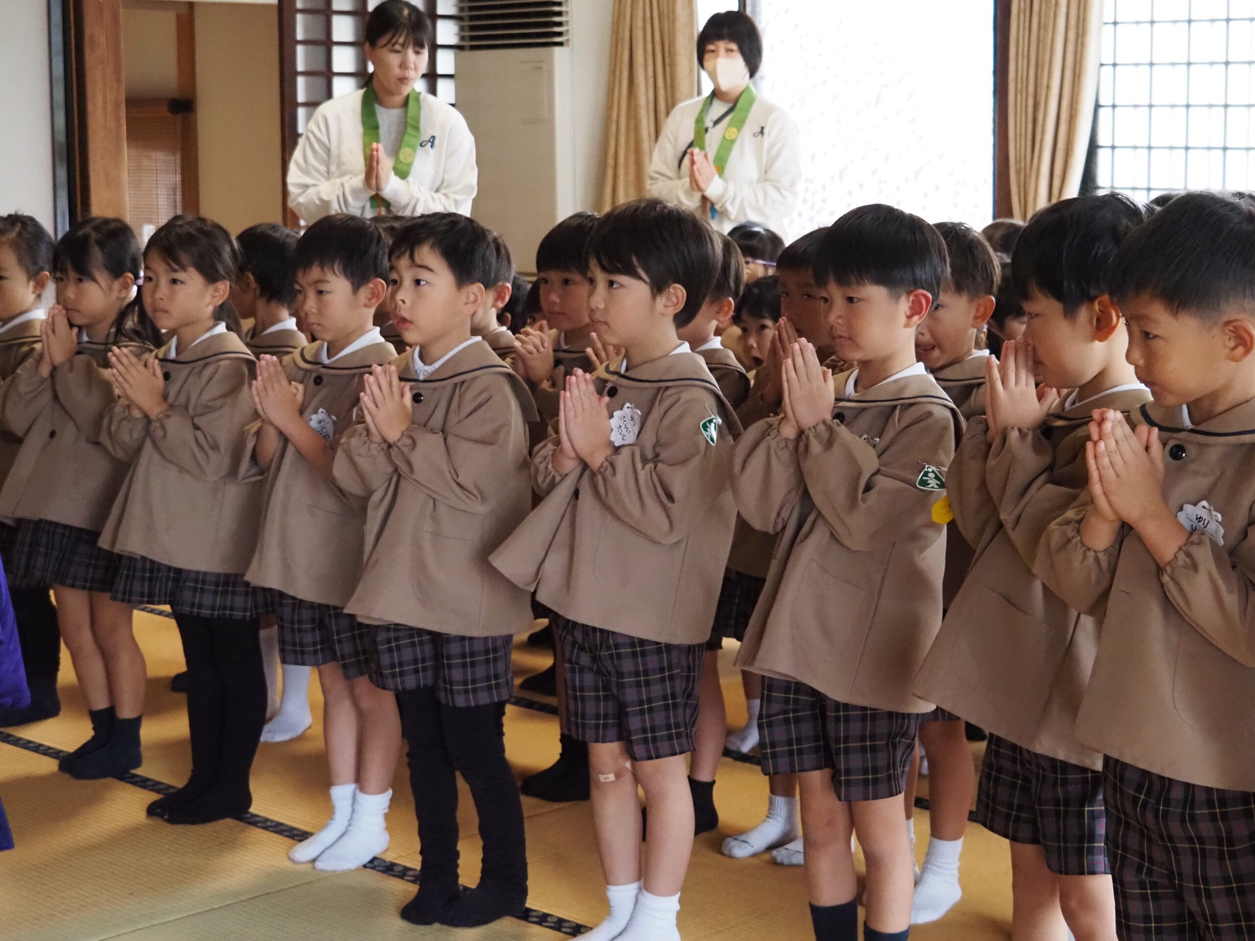 きちんとあいさつのできる